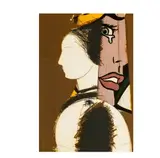 Manolo Valdés, Beatrice II, 2002, etching and collage on wove paper