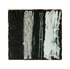 David Spiller, Untitled, 1985, oil and colored chalk on paper