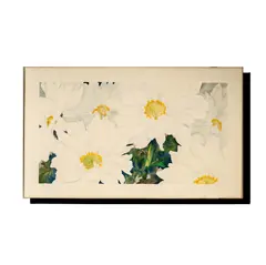 Mums by Gary Bukovnik, watercolor on paper, offered May 2025