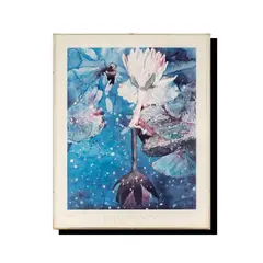 Lily Pond Glistening by Joseph Raffael, 1978, offset lithograph on paper, offered May 2025