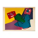 Karel Appel, Untitled, 1969, screenprint in colors