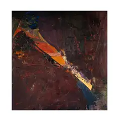 Akio Kobayashi, Untitled (Abstract), oil on canvas
