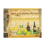 Gabriel Zendel, Nature Morte et La Seine, 1955, oil on canvas