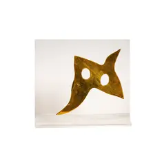 Jean Arp, JeanArp1886-1966Masque Oiseaugold and nickel-plated brass, with original, acrylic stand1968; ed. 206/300;