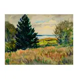 Elmer Hader, View through the Trees, 1947, oil on board
