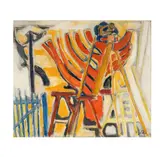 Édouard Pignon, EdouardPignonFrench1905-1993Untitled (Abstract), oil on canvas1953;