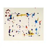 SamFrancisAmerican1923-1994Untitledsilkscreen / by Sam Francis, monotype, mixed media1974-1976; estate stamp verso25 x 30 in. (63.5 x 76.2 cm.), offered Mar 2025