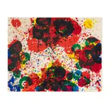 Sam Francis, SamFrancisAmerican1923-1994Ting(Lembark S8), screenprint in colors on Arjomari1972; ed. 17/75 (there were also 9 artist's proofs);