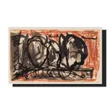 RobertMotherwellAmerican1915-1991Untitled (Elegy) by Robert Motherwell, pencil, crayon, acrylic on paper1985; pencil, offered Mar 2025