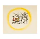 Joan Miró, JoanMiroSpanish1893-1983Preparatifs d'oiseaux II(Dupin 366) color aquatint1963;, pencil