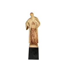 Adolf Jahn, AdolfJahn1858-1941Adolf von Sonnenthal as Nathan the Wisecarved alabaster, with black, marble plinthc. 1910;