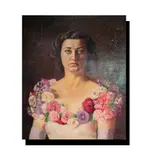 Carlo Bugatti, : Portrait de Lidia Bugatti (Niniette), oil on board