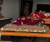 Steve Posson, : Talbot Lago T150CSSpainted and patinated, bronze