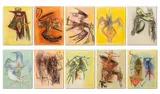 Wifredo Lam, : Pleni Luna (Full Moon)the complete set of ten lithographs in colors on Japon nacre paper; 1974; each, pencil-signed and