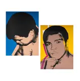 AndyWarholAmerican1928-1987Muhammad Ali (Two Works)each: by Andy Warhol, screenprint in colors on Stathmore Bristol1978;, offered Feb 2025