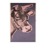 After AndyWarholAmerican1928-1987Cow(FS II. 12A); for exhibition at the Modern Art Pavilion, Seattle Center, November 18, 1976-January 9. 1977; by Andy Warhol, screenprint in colors on wallpaperprinted by Bill Miller's Wallpaper Studio, New, offered Feb 2025