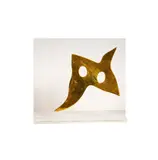 Jean Arp, JeanArp1886-1966Masque Oiseaugold and nickel-plated brass, with original, acrylic stand1968; ed. 206/300;