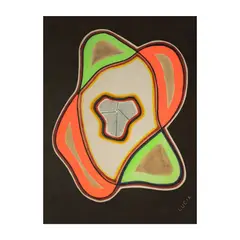 LuciaSternAmerican1900-1987Untitledmixed media by Lucia Stern, collage on papersigned lower rightSight:, offered Feb 2025