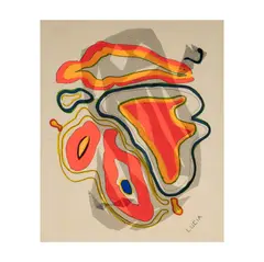 LuciaSternAmerican1900-1987Untitled (Abstract) by Lucia Stern, mixed media collage on papersigned lower rightSight:, offered Feb 2025