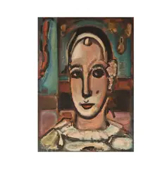 Georges Rouault, GeorgesRouaultFrench1871 - 1958Pierrot[Maeght 1802], etching and aquatint on wove paper1950; ed.120/150;