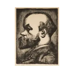Georges Rouault, GeorgesRouaultFrench1871-1958Verlainefrom "Quatre Grandes Lithographies";, lithograph on paper1933;