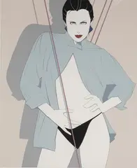 Patrick Nagel, PatrickNagelAmerican1945-1984Loricolor, screenprint on wove paper1982; artist's proof;