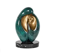 D.E. McDermott, D.E.McDermott20th CenturyMother and Childbronze, mounted to, marble plinth1987; ed.11/100; with