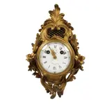Untitled by A French Gilt, bronze cartel clock, offered Jan 2025