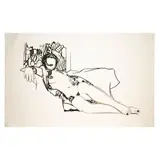 Tom Wesselmann, TomWesselmannAmerican1931-2004Monica Nude with Matisseetching and, aquatint with embossing on wove paper1990; ed. 73/75;