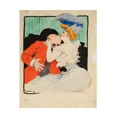Jules-Alexandre Grün, Avec Ta Facon de Porter la Raie, pastel