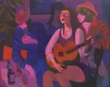 Gustav Likan, Girl with Guitar
