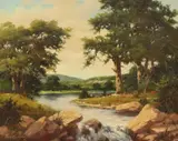 Gary Lynn Roberts, Spring in the Hill Country, oil on canvas