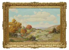 The Ford by Morris Walton Leader, oil painting on canvas, offered Jul 2017