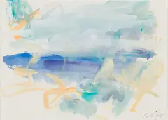 Corn Hill Beach by Eric Aho, Watercolor on paper, offered Apr 2023