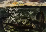 Bror Julius Olsson Nordfeldt, Flight of Birds