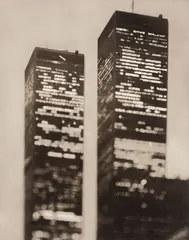 Tom Baril, World Trade Center, Twin Towers (Manhattan Portfolio), 1999, Photogravure