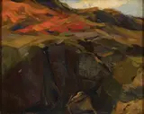 Charles Herbert Woodbury, Autumn Landscape