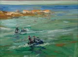 Charles Herbert Woodbury, Bathers - Front of Studio