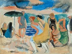 Ogunquit Beach by Walt Kuhn, 1924, Oil on canvas, offered Aug 2022