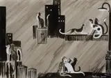 Dahlov Ipcar, Cats at Night