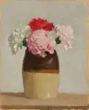 Robert Kulicke, Carnations in Earthenware Jar