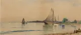 Alfred Thompson Bricher, Shoreline Boats
