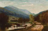 Mt. Washington from Ellis River by Frank Shapleigh, 1871, Oil on canvas, offered Aug 2022