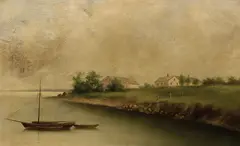 George McConnell, Harriett Beecher Stowe's House, 1894, Oil on canvas