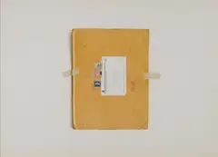 Alan Magee, Envelope, 1981, Watercolor and pencil on paper