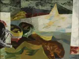 Alex Minewski, South of France, Oil on canvas