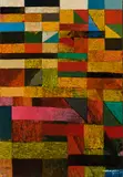Irving B. Haynes, Abstraction, Acrylic on paper on strainers