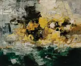 Untitled (Abstraction) by John Chin Young, Oil on canvas, offered Aug 2022