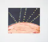 Katherine Bradford, Night Sky, 2013, Monotype