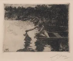 Anders Zorn, Eka, 1913, Etching